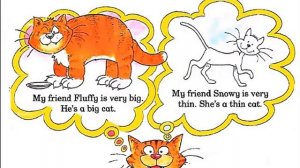 прилагательные: big, small, fat, thin