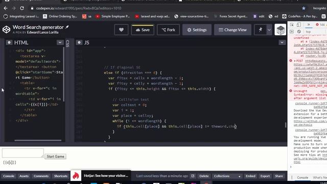 word search generator game vuejs смотреть онлайн