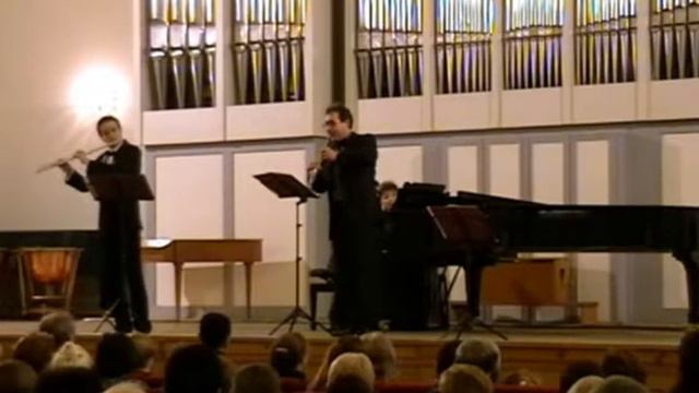 Я. Калливода Концертино для флейты, гобоя и фортепиано. БЗ СГК. смотреть онлайн