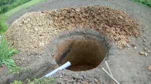 Строительство септика вручную, без покупки колец и без применения техники