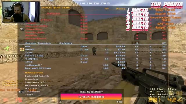 ? СТРИМ /ПО КС 1.6?ИГРАЮ С ПОДПИСЧИКАМИ ЦЕЛЬ ДОБИТЬ 3к смотреть онлайн