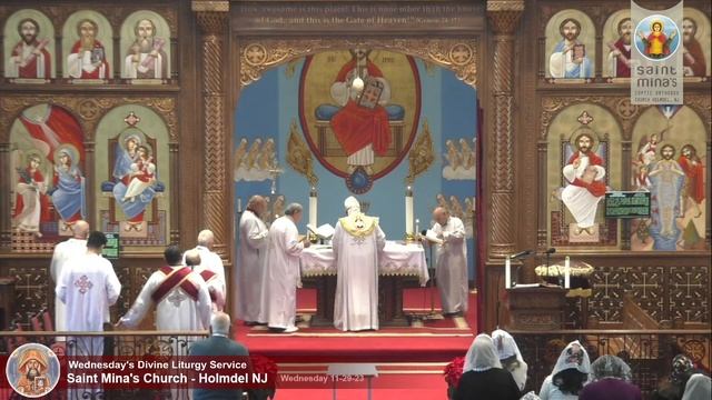 Nov 29 - Wednesday's Divine Liturgy Service смотреть онлайн