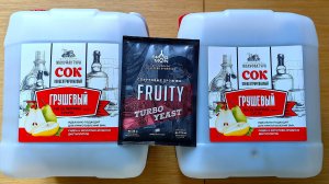 Грушёвый шнапс из концентрированного сока на Bragman Fruity Turbo