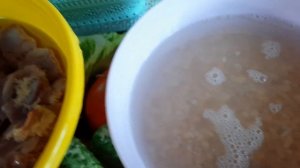 горох с куриными желудками???