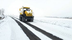 Главное преимущество резиновой гусеницы.