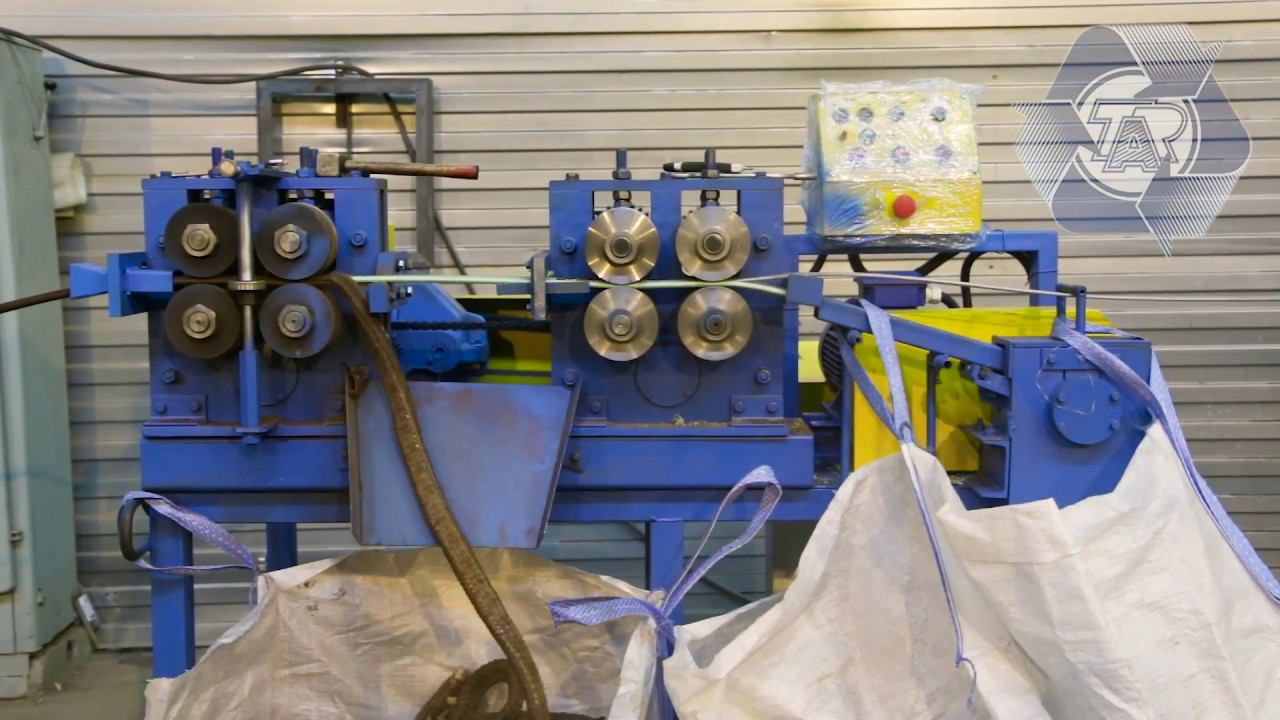 Автоматическая линия для разделки нефтепогружного кабеляЛКР /Oil Submersible Cable Recycling Machine