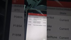 Suzuki cultus 2019 model  auto gear calibration p080A  P185A P185B