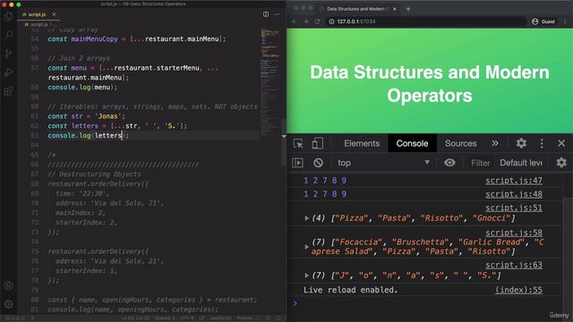 105 The Spread Operator (...) смотреть онлайн
