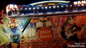Аттракцион Безумные танцы Crazy dance Анапа лето море парк развлечений Элвин и Бурундуки