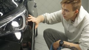 Как наклеить полиуретановую пленку Brontero на крылья Hyundai Solaris II рестайлинг