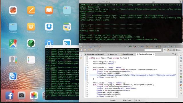 iOS Mobile Safari Test Automation on Real iOS Device Using Appium, Maven and TestNG смотреть онлайн