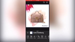 CARA EDIT FOTO KATALOG OLSHOP AGAR LEBIH MENARIK DI HP - TAS GUCCI  Edit PHOTOROOM