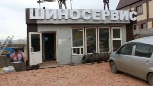 монтаж световой вывески.