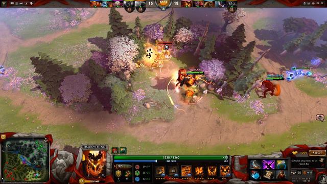 Dota 2 shadow fiend MidOne rampage Divine Rapier KDA- 32/2/12 8000+ MMR смотреть онлайн