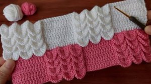 Wow ? Невероятно красивый узор крючком #вязание #веселыепетельки #вязаниекрючком #рукоделие