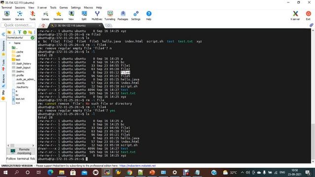 Linux Commands||How to Create Files and Directories||ls||touch||cat||vi||mv||rm||wc||cd||cp||mkdir смотреть онлайн