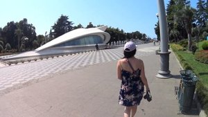 Грузия, Батуми / Прогулка по набережной / Обзор Batumi / Порт и водные развлечения