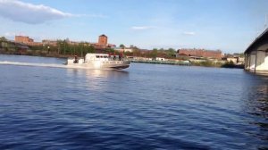 Испытания штабного катера КС-951