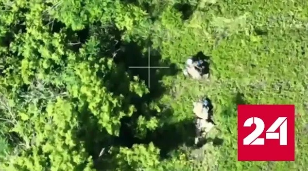Солдат ВСУ уничтожили с помощью дрона - Россия 24 