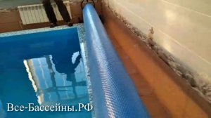 Плавающее покрывало для бассейна с эффектом нагрева