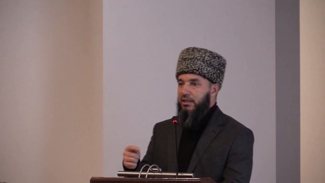 Доклад имама Батраза Аршиева  "Взаимопомощь в делах добра и благочестия" смотреть онлайн