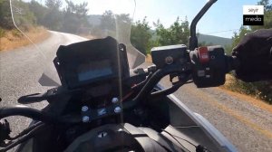 Honda Nc 750 x dct 2021, Engine Sound, Bodrum (4K)