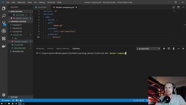 Learning Docker 04 : Configuring containers with compose смотреть онлайн
