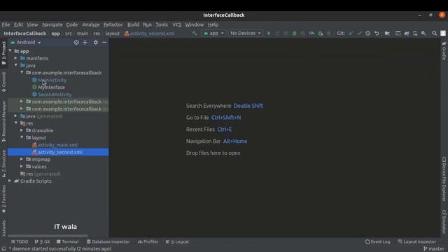 ANDROID - INTERFACE CALLBACK TUTORIAL IN JAVA смотреть онлайн