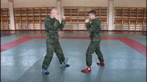 Упражнение 27. Защита от удара ногой (НФП-2009)