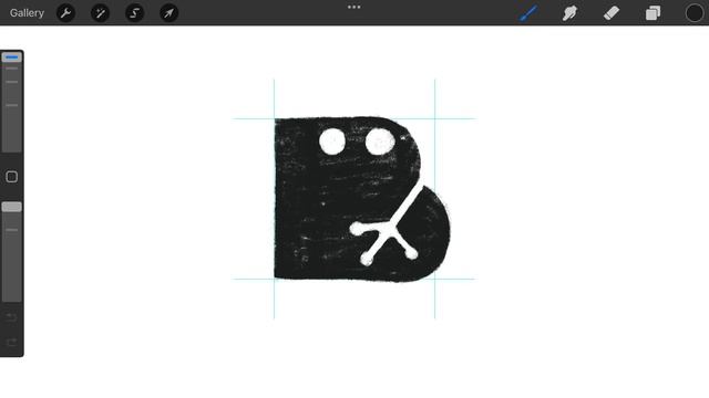 Negative Space Letter B Frog Hands monogram typography logo @anhdodes - Anh Do - logo designer смотреть онлайн