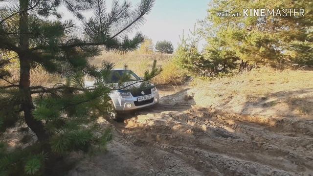 Suzuki Grand Vitara наглядный пример работы ESP