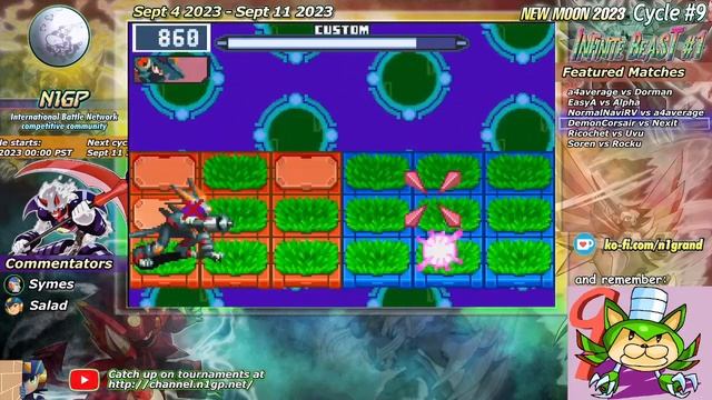 [9/10/2023] NEW MOON 2023 Cycle 9: Infinite Beast #1 Mega Man Battle Network 6 Tournament смотреть онлайн