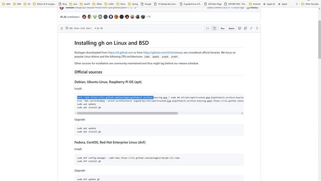Install Git and GitHub CLI on Ubuntu WSL on Windows 11 смотреть онлайн
