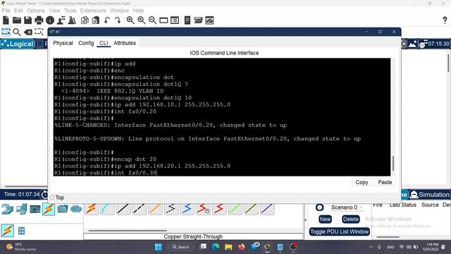 Encapsulation dot1q смотреть онлайн
