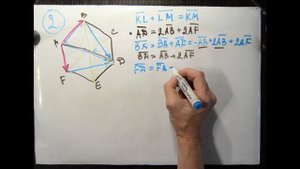 Векторы в шестиугольнике