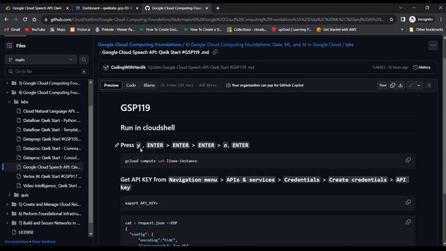 Google Cloud Speech API: Qwik Start | #GSP119 | #studyjam #shorttrick #arcade смотреть онлайн