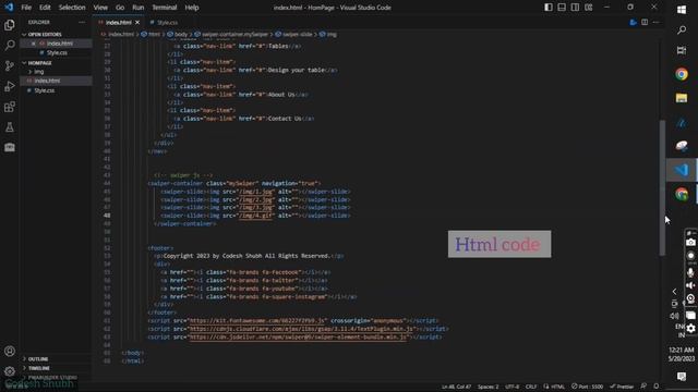 Responsive NavBar 3  with HTML, CSS, and JavaScript | Free Source Code Included ! Codesh Shubh