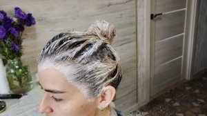 ТЕМНЫЕ КОРНИ ВОЛОС. (МЕЛИРОВАНИЕ ОТРАСЛО) УБИРАЕМ ЖЕЛТИЗНУ