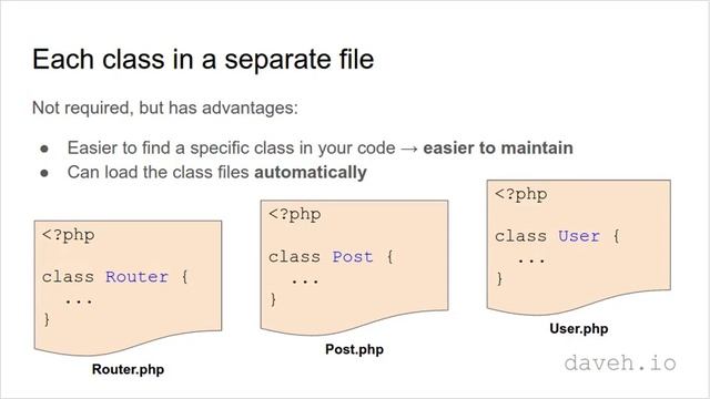 003 Create and require not include the router class смотреть онлайн