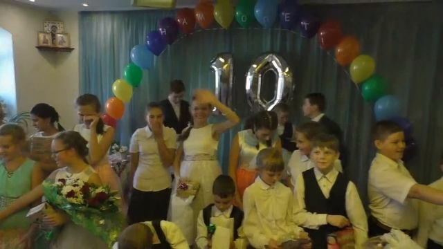 Детский приют при Троицком храме. Выступление воспитанников на юбилее приюта.