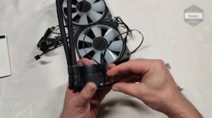 AZZA Galeforce 240 ARGB - Liquid CPU Cooler - Watercooling - Azza LCAZ-240C-ARGB - Unboxing