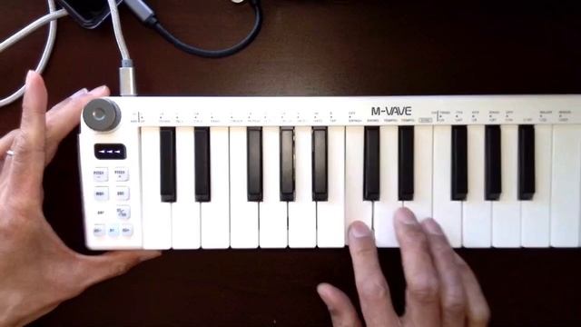 Bluetooth MIDI Keyboard - M-VAVE SMK-25 (MUS 214) смотреть онлайн