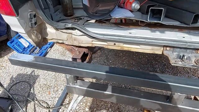 Toyota Hilux Surf rear bumper fabrication смотреть онлайн