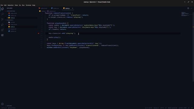 JavaScript 30 - Ejercicio 1