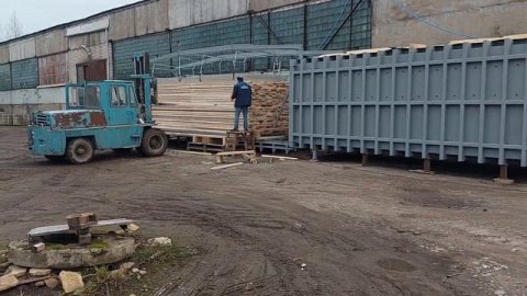 Вакуумная сушильная камера первая загрузка