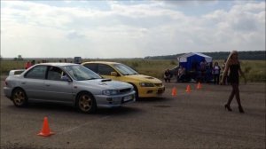 Skoda Yeti 1.8 MT Revo st1 vs Golf mk1 корч + бонус заезды на 1/8 мили.