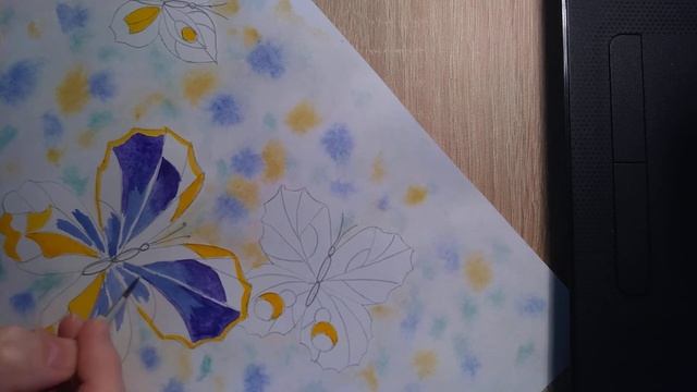 Бабочки. Окрашивание крыльев смотреть онлайн