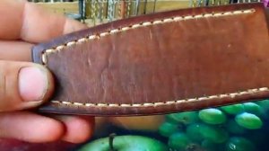 Ножны из шести миллиметровой кожи своими руками.
