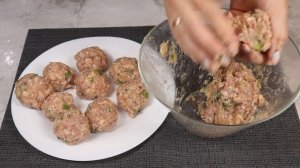 Вкусные тефтели из фарша без риса!!!