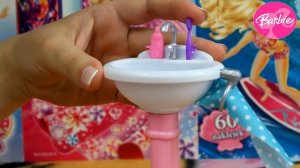 Barbie Umywalka i Toaleta / Barbie Story Starter Toilet Set - Mattel - Kraina Zabawek